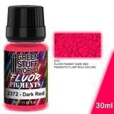 Яркие цветные флуоресцентные пигменты Pigment FLUOR DARK RED 30 мл GSW 2372