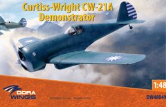 Сборная модель 1/48 истребитель Curtiss-Wright CW-21A Demonstrator DW 48049