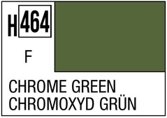 Акриловая краска Хромированный зеленый (матовый) H464Mr.Hobby H464