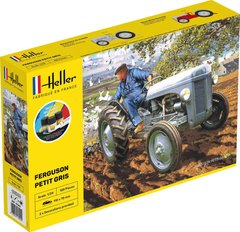 Сборная модель 1/24 трактор Ferguson Le Petit Gris Стартовый набор Heller 57401