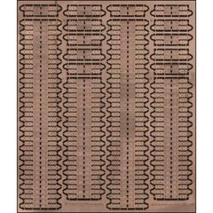 Photo-etch 1/72 metal tracks for the prefabricated model of the T-34 1941 tank (UM and DRAGON) ACE PE7232, In stock