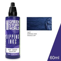Напівпрозорі фарби щоб отримати реалістичні тіні Dipping ink 60 ml - INDIGO BLUE DIP GSW 3497