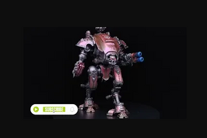 How to paint models with metallic effects from Green Stuff World. Armiger Warglaive painting.