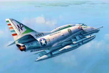 Збірна модель 1:32 літак A-4E Sky Hawk Trumpeter 02266