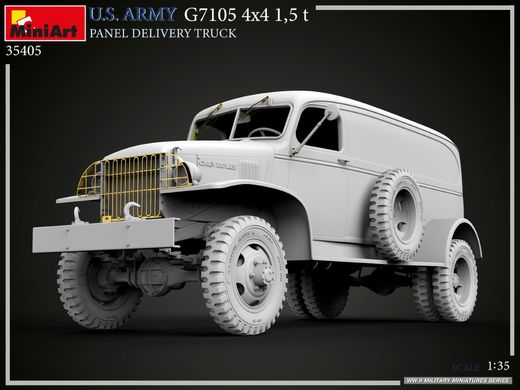 Сборная модель 1/35 панельная грузовик армии США G7105 4x4 1,5 т MiniArt 35405
