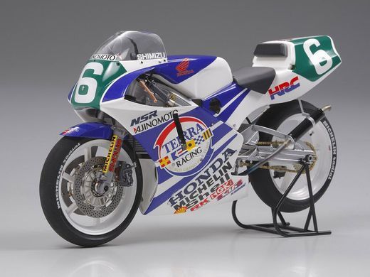 Сборная модель 1/12 спортивный мотоцикл Honda NSR250 Ajinomoto Tamiya 14110