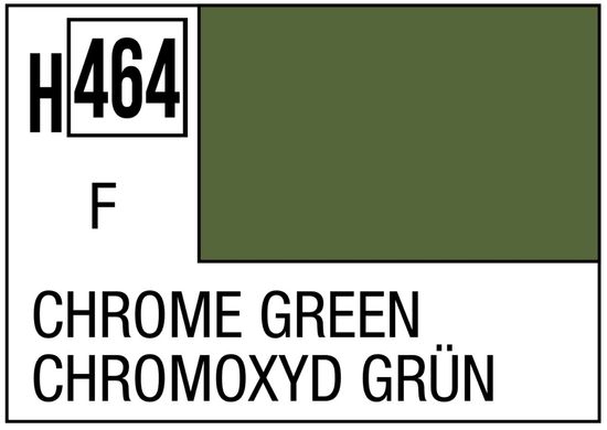 Акрилова фарба Хромований зелений (матовий) H464Mr.Hobby H464