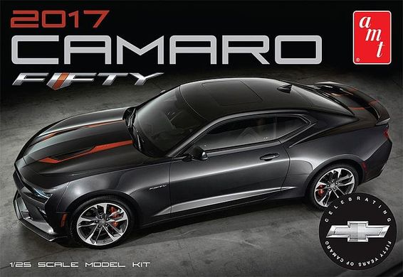 Prefab model 1/25 car Chevrolet Camaro 50th Anniversary (2017) AMT 01035