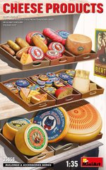Збірна модель 1/35 для діорами сирні вироби та дерев'яні ящики Cheese Products MiniArt 35656