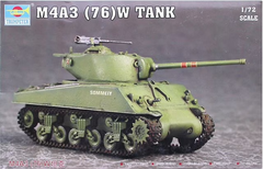 Збірна модель 1/72 танк M4A3 76(W) Tank Trumpeter 07226