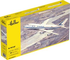 Assembled model 1/125 passenger plane B-747-200 AF Boeing Heller 80459