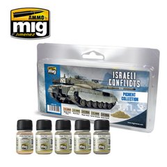 Base Pigment Set for Israeli Conflicts IAmmo Mig 7454 models