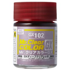 Лак GX Clear Red (18ml) Mr.Hobby GX102