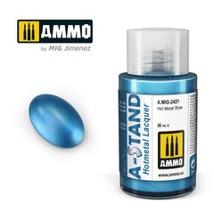 Металеве покриття A-STAND Hot Metal Blue Голубий гарячий метал Ammo Mig 2421