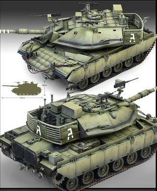 Assembly model 1/35 tank Magach 6B Gal Batash Academy 13281
