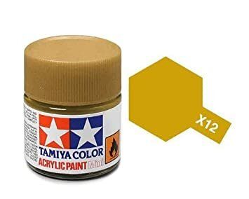 Акрилова фарба X12 золотистий металлік (Gold Leaf) 10мл Tamiya 81512