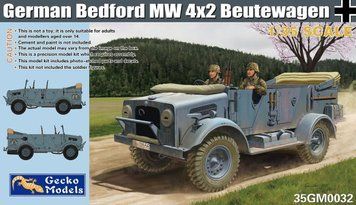 Збірна модель 1:35 військовий автомобіль German Bedford MW 4X2 Beutewagen Gecko Models 35GM0032