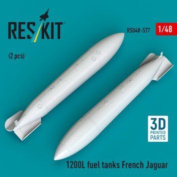Масштабна модель 1:48 паливні баки 1200 л French Jaguar (2 шт.) Reskit RSU48-0577