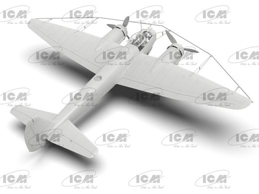 Assembled model 1/48 aircraft Ju-88A-8 Paravan, German aircraft 2 SV ICM 48230