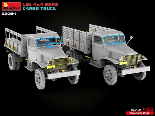 Збірна модель 1/35 Вантажівка 1,5 т 4x4 G506 MiniArt 38064
