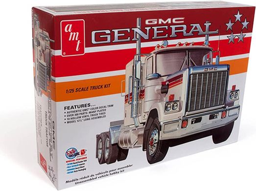 1976 GMC General Semi Tractor AMT 01272 1/25 scale model truck