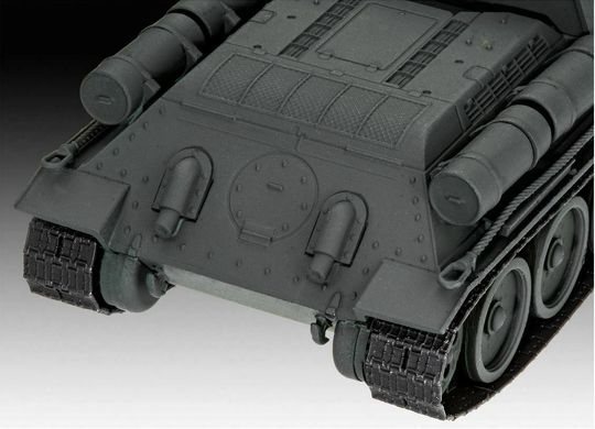 Сборная модель 1/72 истрибитель танков SU-100 "Easy Click" World of Tanks без клея Revell 03507