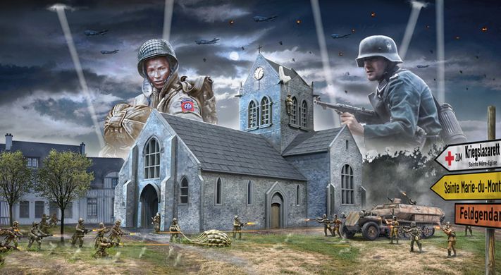 Набір 1/72 Битва за Нормандію Сент-Мер-Егліз 6 червня 1944 року Italeri 6199