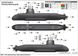 Збірна модель 1/144 підводний човен JMSDF Submarine Soryu Class Attack Submarine Trumpeter 05911