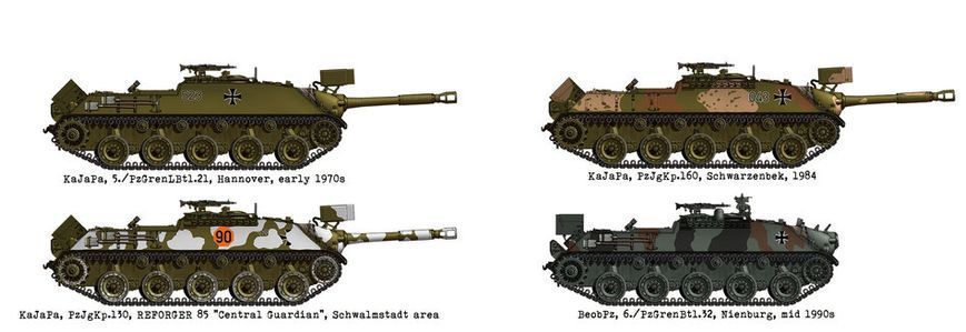 Assembly model 1:35 German tank destroyer Kanonenjagdpanzer Beobachtungspanzer Das Werk 35031