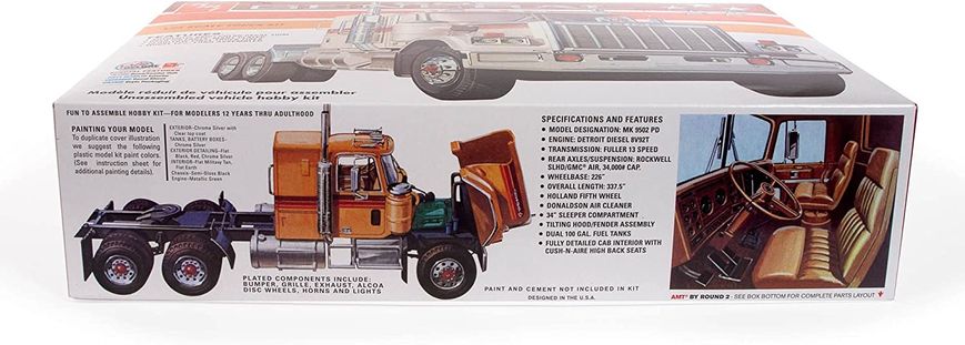 1976 GMC General Semi Tractor AMT 01272 1/25 scale model truck