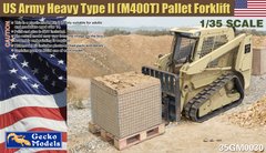 Збірна модель 1/35 навантажувач US Army Heavy Type II (M400T) Pallet Folklift Gecko Models 35GM0030