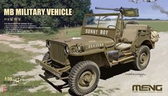 Збірна модель 1/35 військовий позашляховик США Jeep Willys MB Meng Model VS-011