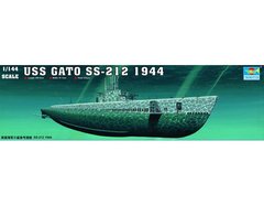 Assembled model 1/144 submarine USS Gato SS-212 1944 Trumpeter 05906
