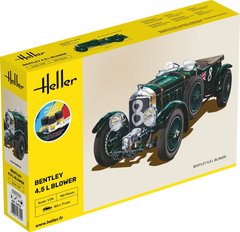 Prefab model 1/24 car Bentley 4.5 L Blower - Starter kit Heller 56722