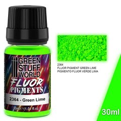 Fluorescent pigments with intense colors FLUOR VERDE LIMA Green Stuff World 2364