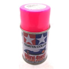 Аэрозольная краска MS12 Флуоресцентный Розовый (Fluorescent Pink) Tamiya 83512