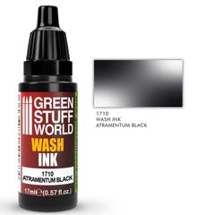 Змивка з реалістичним затіненням ATRAMENTUM BLACK "атраментум чорний" 17 мл матове покриття Wash Ink