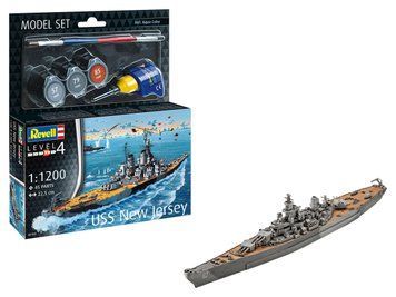 Стартовий набір 1:1200 лінкор Battleship USS New Jersey Revell 65183