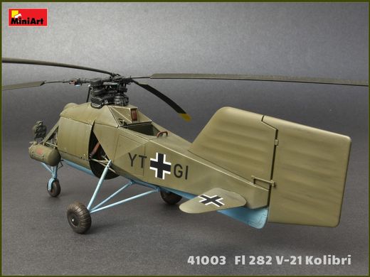 Збірна модель 1/35 німецький гелікоптер Другої світової Flettner FL 282 V-21 Kolibri MiniArt 41003