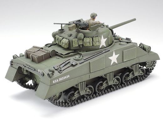 1:35 Early Model American M4 Sherman Tank Tamiya 35190