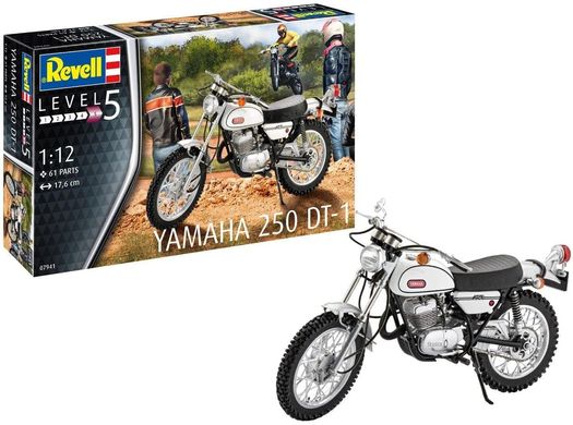 Сборная модель 1/12 мотоцикл Yamaha 250 DT-1 Revell 07941