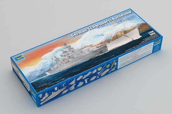 Збірна модель 1:350 корабель German Battle Cruiser Scharnhorst Trumpeter 05361