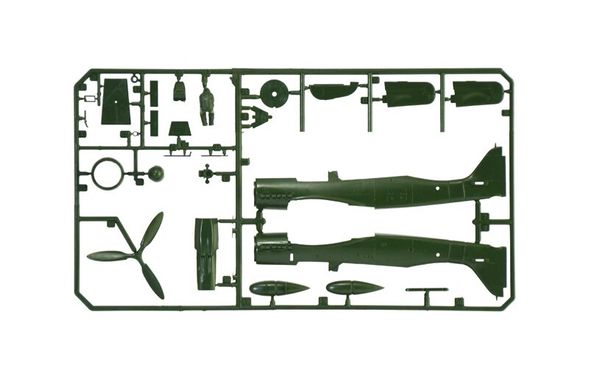 Збірна модель винищувача Bf109/Fw-190 D9(War Thunder edition) Italeri 35101