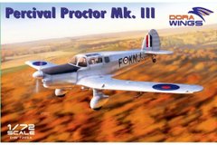Assembled model 1/72 aircraft Percival Proctor Mk.III DW 72014