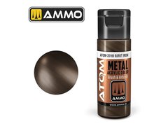 Acrylic paint ATOM METALLIC Burnt Iron Ammo Mig 20169