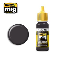 Acrylic paint rubber and tires (Rubber & Tires) Ammo Mig 0033