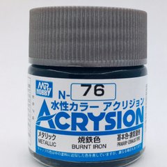 Акриловая краска Acrysion (N) Burnt Iron Mr.Hobby N076