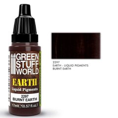Water-based liquid pigments Liquid Pigments BURNT EARTH 17 ml GSW 2297