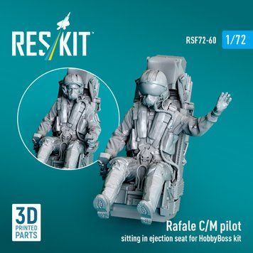 Figure 1:72 Rafale C/M pilot for HobbyBoss Reskit RSF72-0060
