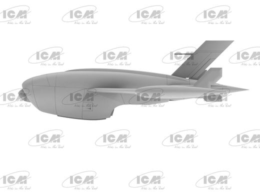 Збірна модель 1/48 літак Q-2A (XM-21, KDA-1) Firebee, Американський безпілотний літак (2 літаки та пілони) ICM 48402